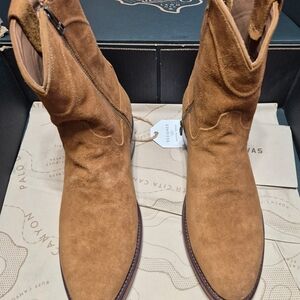 Tecovas Tan Suede Men's Boots
